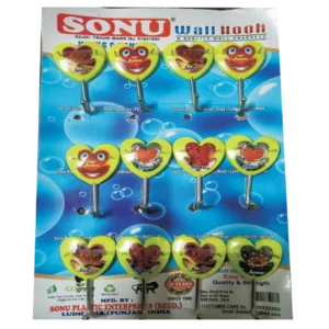 SINGLE PIN HOOK SMILEY HEART SERIES